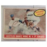 1959 Topps Thrills Ernie Banks #405 Card
