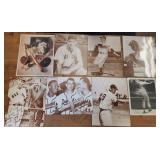 8 Black & White Prints Ted Williams & Bob Feller