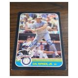 Cal Ripken Jr. Signed 1987 Donruss All-Star Card