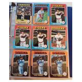 LG Unsearched Binder 1975 Topps MLB Cards