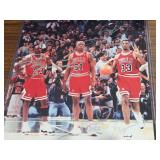Jordan Pippen Rodman Signed 8x10 Bulls Photo