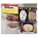 5 VTG NIB NFL Memorabilia Footballs Browns & More
