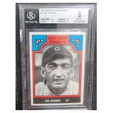 1986 TCMA Indians Greatest Joe Jackson BGS 8
