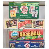 4 Sealed Factory MLB Sets 89-91