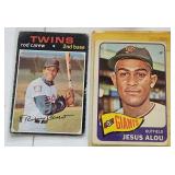 Lot Of 2 1965 & 71 Alou & Carew Topps Cards
