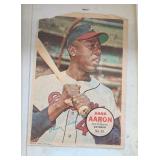 1967 Topps Pin Up Hank Aaron