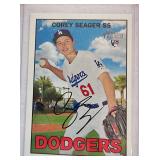 2017 Topps Heritage Corey Seager RC Action SP #168