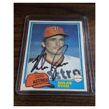 Signed 1981 O-Pee-Chee Nolan Ryan #240 Auto