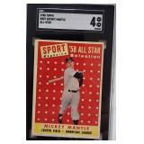 1958 Topps Mickey Mantle #487 SGC 4