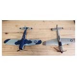 Two VTG Model Die Cast Fighter Jets
