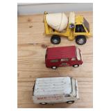 3 1990s Tonka Mini Trucks