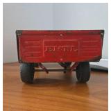 1980s  Ertl pressed steel red farm wagon