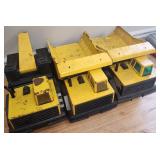 Lot Of 3 1990s Tonka Mighty Diesel Dump Trucks