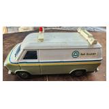 VTG Western Stamping Corp Bell Phone Van Coin Bank