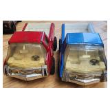 Two 1970s Tonka Pressed Steel Pick Up Trucks