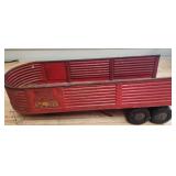 1950s Structo Red Steele Cargo Trailer
