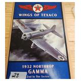 Wings Of Texaco Airplane Bank Ertl  Org Box