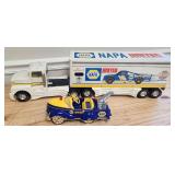 1990S Napa Semi/Trailer & Coin Bank Car
