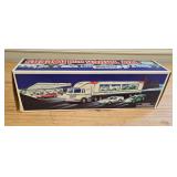 1997 NIB Hess Toy Truck and Racers set,