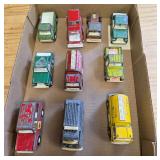 10 Vintage Buddy L Toy Trucks & Utility Vehicles
