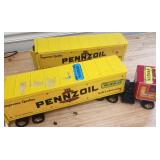 VTG ERTL Pennzoil Semi & 2 Trailers