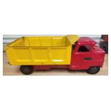 1950s Structo Red & Yellow Dump Truck