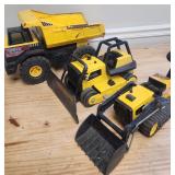 3 VTG Tonka Vehicles Dump Truck &  Dozers