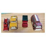 4 1970s Tonka Trucks