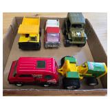 6 Vintage Tonka & Toy Vehicle Assortment