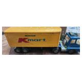 Rare ERTL 1970s KMart Semi & Trailer Pressed Steel