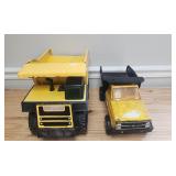 Tonka Dump Truck & Tonka Trax Pickup Toy Lot