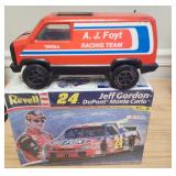 Jeff Gordon Sealed Model & AJ Foyt Van
