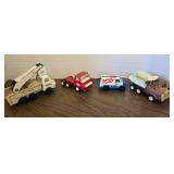 1970s Tonka Bell System utility toy vehicles