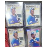 Lot Of 4 1989 Fleer & Donruss Griffey JR RCS
