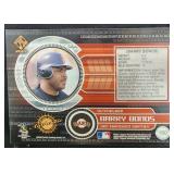 2001 Private Stock Barry Bonds Game-Worn Jersey