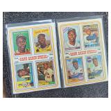 Two 1974 Topps Hank Aaron Special Cards