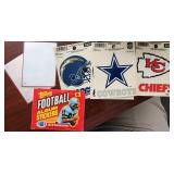 Box Full Unsearched VTG NFL Stickers