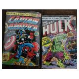 Sealed VTG Marvel Bubble Funnies Hulk Cap America