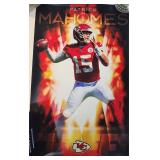 Patrick Mahomes Poster Fire