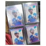 Lot Of 4 1989 Donruss Ken Griffey JR Rookie Cards