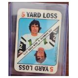 1971 Topps Game Card Joe Namath #15