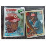 Two 1978-79 Topps Johnny Bench & Pete Rose Cards