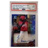 PSA 9 2022 Bowman Mega Elly Auto Blue Refr /150