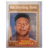 1962 Topps Mickey Mantle All-Star #471 HOF