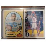 1994 Grant Hill RC & 1969 Calvin Hill Card Pair