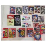 Lot of 16 Sealed VTG MLB Packs & Sets