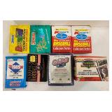 Lot Of 8 1990s MLB Sets & Sealed Packs