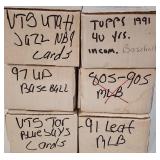 Lot of 6 80s-90s Unsearched NBA Sleeves & Sets