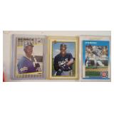 Three MLB 80s-90s RCS Griffey/Maddux/Thomas