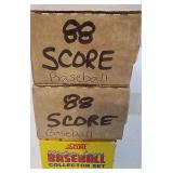 Lot of 3 1988 & 90 Score Factory MLB Sets